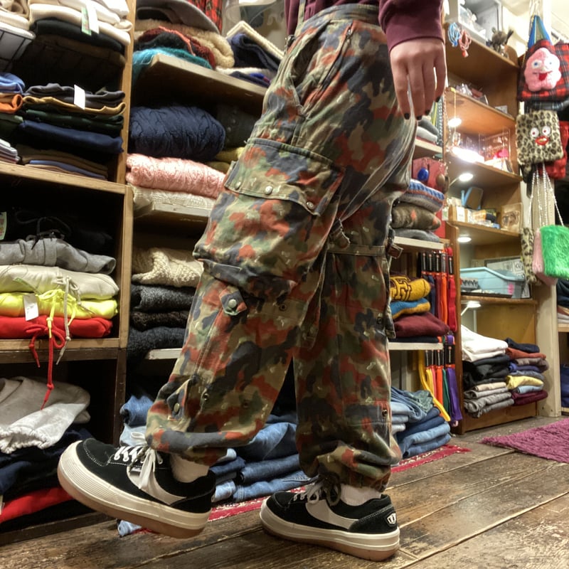 USED] スイス軍 CAMO柄オーバーオール | garden730