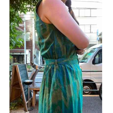 [USED] Greenノースリーブワンピース
