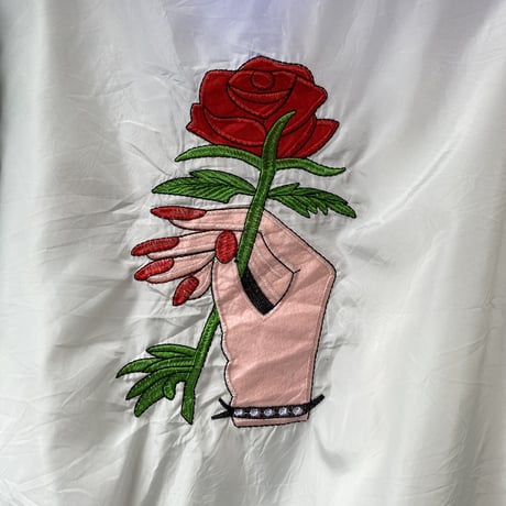 [USED] 素敵な薔薇の刺繍 ブルゾン