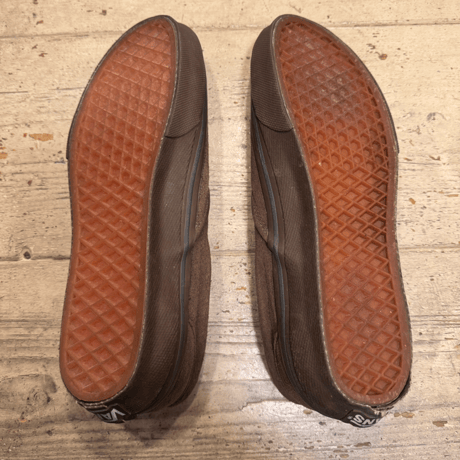 [USED] 00's VANS🤎SUEDE SLIP-ON