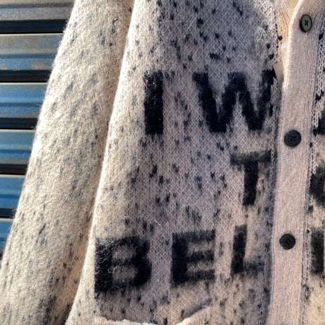 [CHEAP TIME$]  "I WANT TO BELIEVE" CARDIGAN