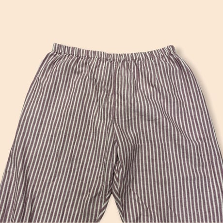 [USED] RED ストライプパジャマPANTS♡