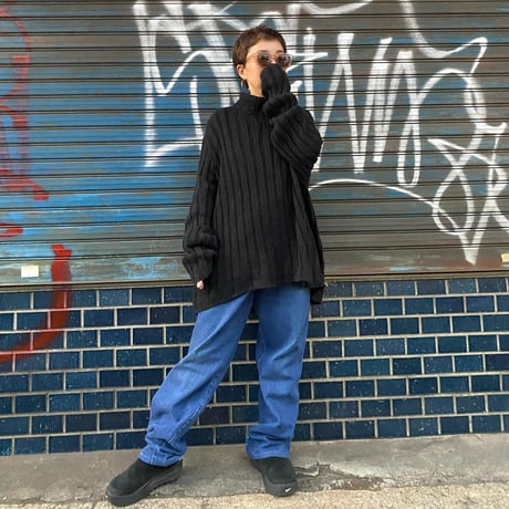 [USED] POLO Ralph Lauren タートル リブニット