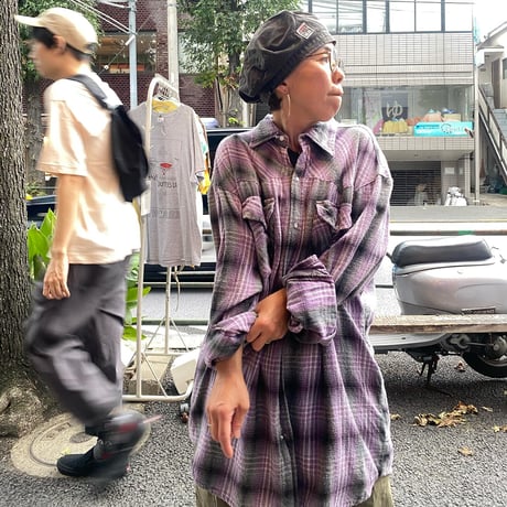 [USED］CANYON GUIDE ネルシャツ