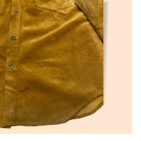 [USED] vintage スエード シャツ