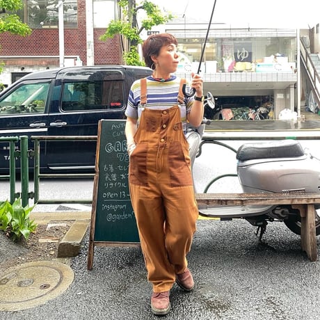 [USED] cotton オーバーオール
