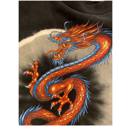 [USED]  ドラゴン タイダイ L/S tee