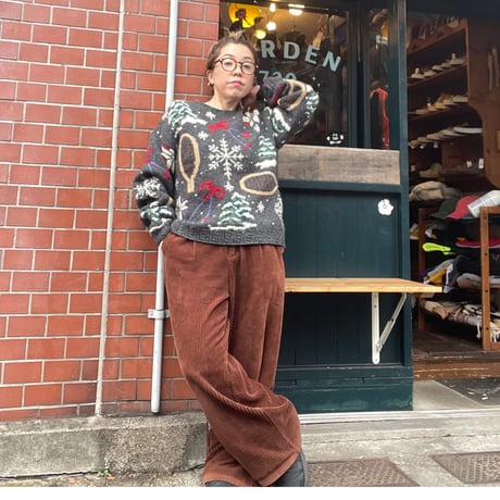 [USED]"REI" winter handmade knit 🎄