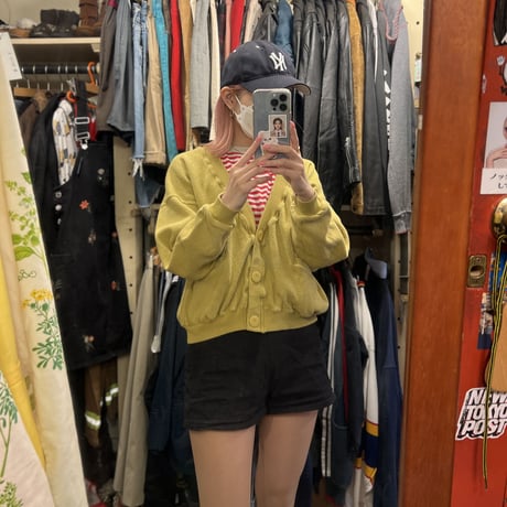 [USED] イイ色ショート丈カーディガン🌼