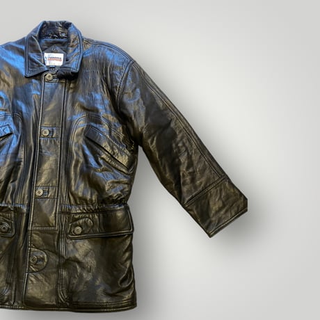 [USED] renoma REAL leather CAR COAT