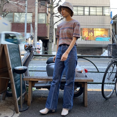 [USED] ジャガード マルチボーダーTee！