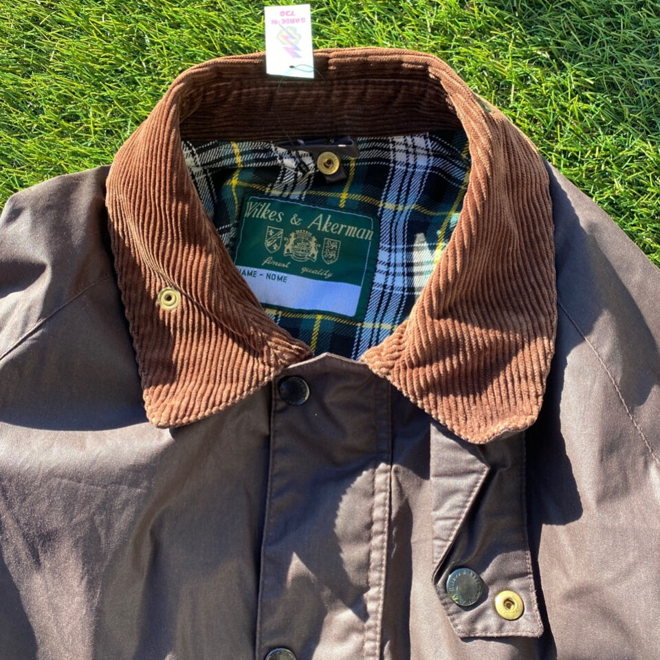 wilkes & akerman オイルド　ジャケット USED] Wilkes & Akerman オイルドJACKET | garden730