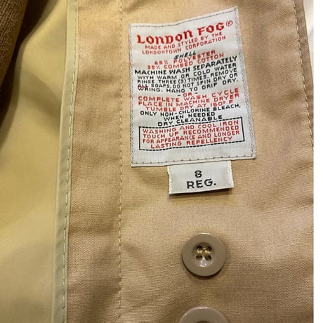 [USED] "LONDON FOG"フード＆ライナー付きトレンチ コート