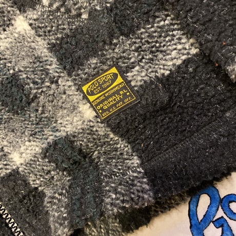 [USED] "POLO  SPORT" フルZIPフリース