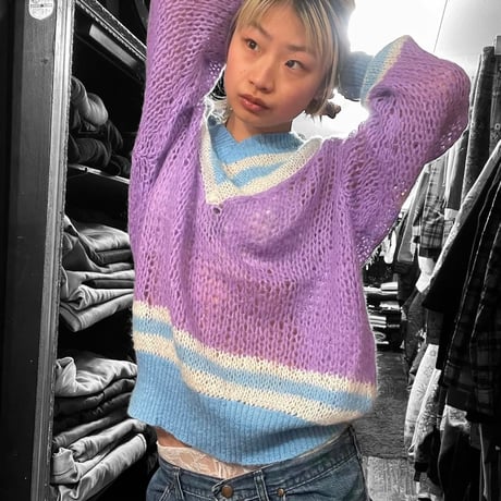 [USED]「GANRYU COMME des GARÇONS」 モヘアニット