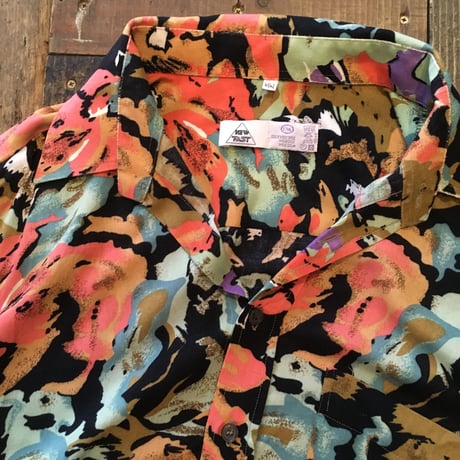 [USED] C&A 柄 レーヨンシャツ