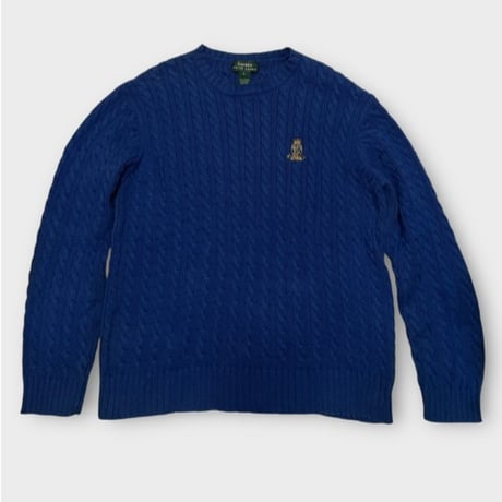 [USED] “LAUREN “RALPH LAUREN COTTON KNIT！