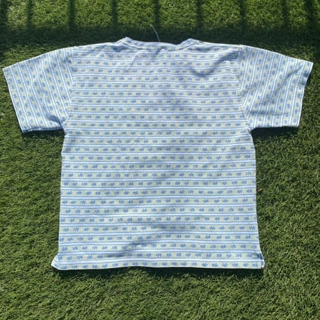 [USED] ジャガード織りボーダーTee💚