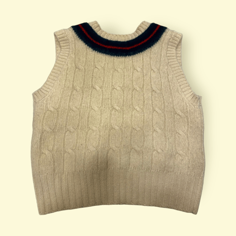 [USED] “Ralph Lauren”チルデンニットVEST