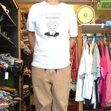 [Naughty] Naughty＋DOODS  Tee  [WHITE]