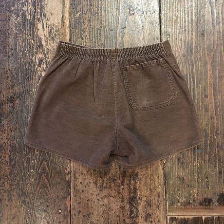 [USED] BROWN コーデュロイ short pants