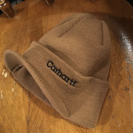 [USED] Carhartt  ツバ付き ニットCAP made in USA.
