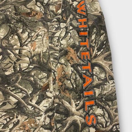 [USED] 袖プリ RealTree CAMO ロンTee