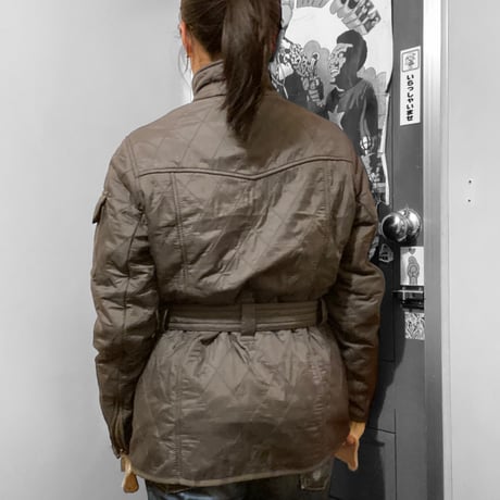 [USED]”Barbour" INTERNATIONAL QUILT” BLACK-12