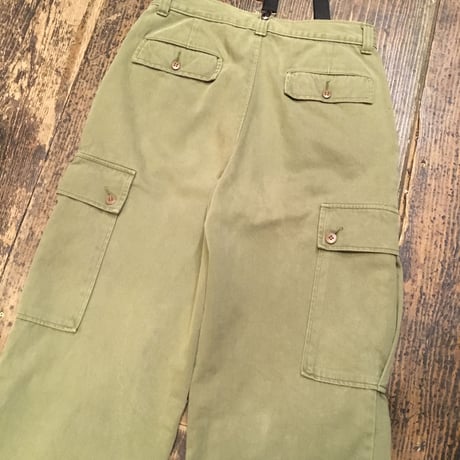[USED] コットンカーゴパンツ (サスペンダー別売り)