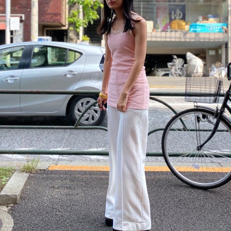 [USED] "BABY PINK" EURO VINTAGE キャミ♡