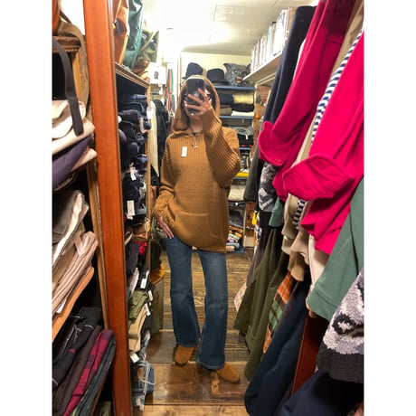 [USED] ブラウン🧸KNITパーカー