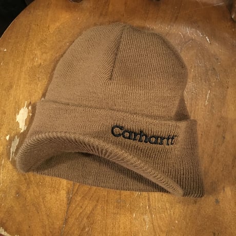 [USED] Carhartt  ツバ付き ニットCAP made in USA.