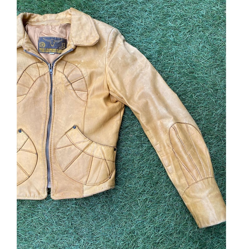 70年代 ?】THE LEATHER RANCH やりなおし 希少 ライダースジャケット