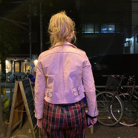 [USED] GARDE-Nworks UKタイプ本革ライダースJKT "PINK"