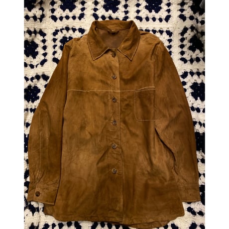 [USED] スエードレザーシャツ