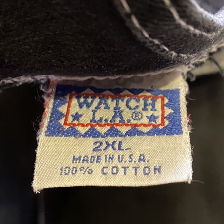 [USED]  made in U.S.A.👣 BLACK OVERALL
