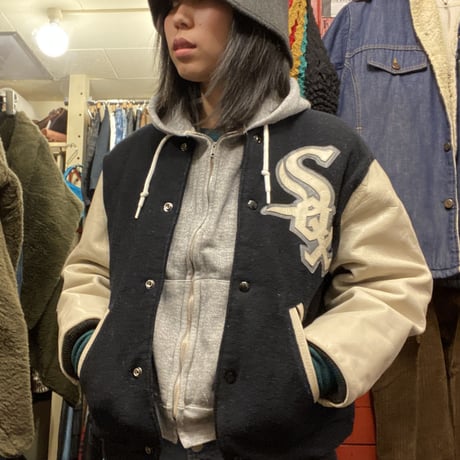 [USED]  ”WHITE SOX” スタジャン