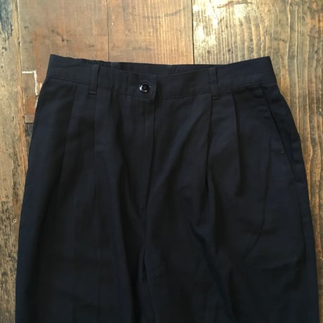 [USED]  Black レーヨン ドレスパンツ