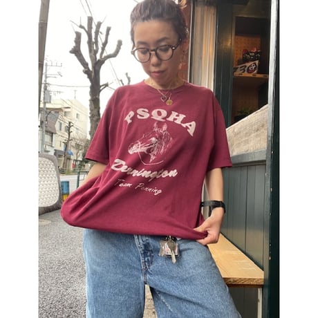 [USED] 80’s JERZEES 馬プリントtee  🐎