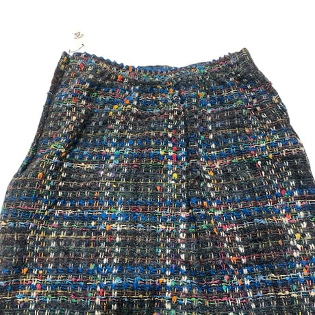 [USED] ツイード ロングスカート