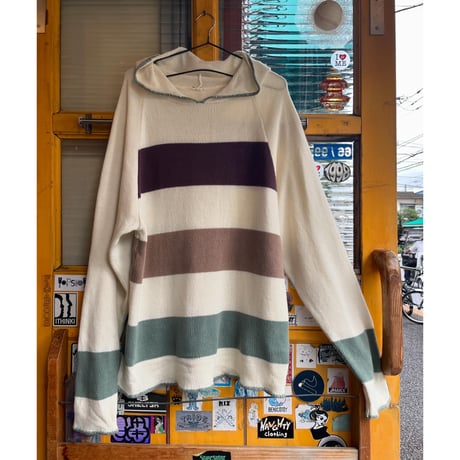 [USED] COTTON ニット フーディ