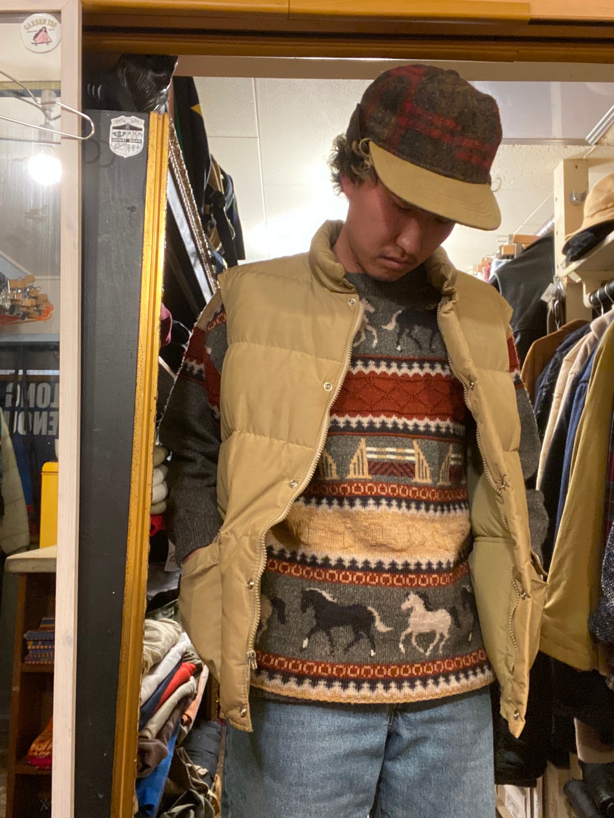 [USED] WOOLRICH ダウンベスト🐏