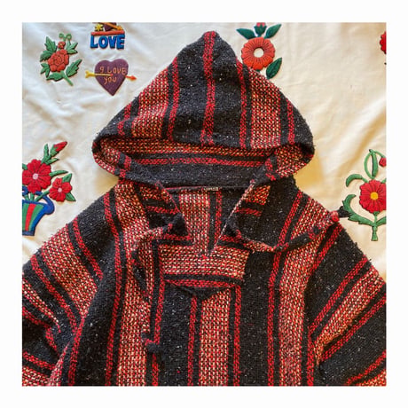 [USED]メキシカンパーカーBLACK×RED