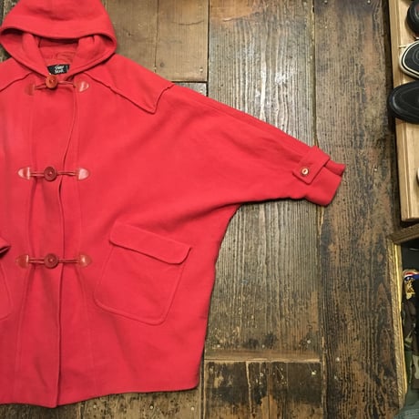 [USED] 真っ赤なドルマンスリーブコート