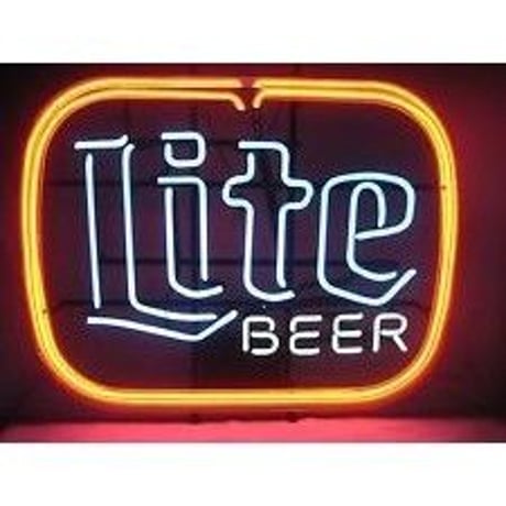 [USED] vintage "Lite BEER" ポケTee