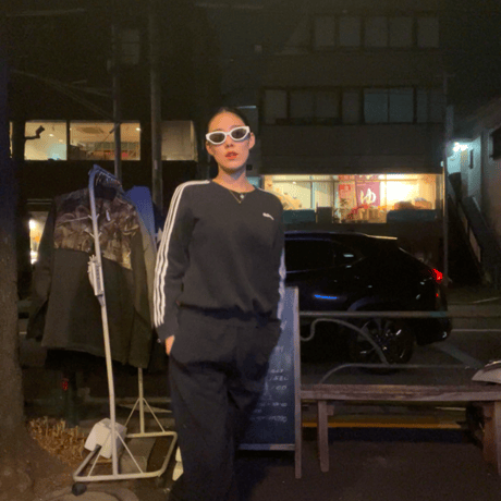 [USED] adidas 3line SWEAT L/S Tee
