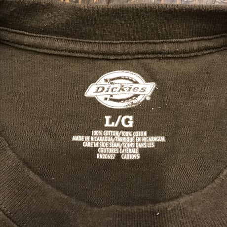 [USED] 良い色。Dickies シンプル ポケTee