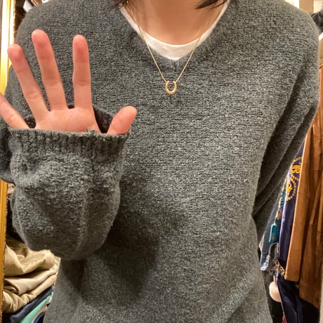 [USED] "made in ITALY" グレーニット