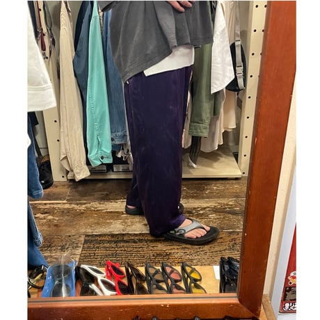[USED] PURPLE SILKパンツ