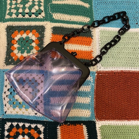 [USED] PVCがま口チェーンBAG👛